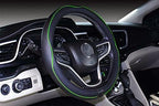 Mayco Bell Small Size Steering Wheel Cover Anti-Slip,Safety,Soft,Breathable,Durable,Full Surround,Comfortable Grip Microfiber