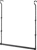 Hanging Closet Rods, Adjustable Height & Width Closets Bar Lower Extender for Hanging Clothes, Heavy Duty Hanging Bars for Cl