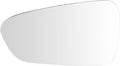 TRQ Driver Side Mirror Glass Heated For Factory Equipped Mirrors Compatible with 2012-2020 Tesla Model S