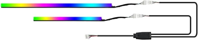 Acrylic Neon Light Kits 2-in-1 Extension Cable 2 Pcs