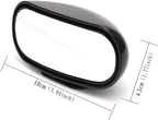 Blind Spot Car Mirror Rectangular, Adjustable Blindspot Convex Wide Angle Side Rearview Mirror for Cars Trucks SUV