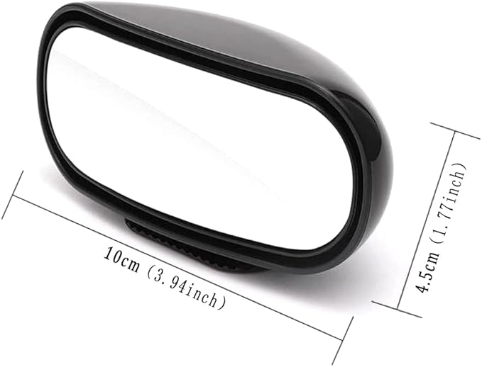 Blind Spot Car Mirror Rectangular, Adjustable Blindspot Convex Wide Angle Side Rearview Mirror for Cars Trucks SUV