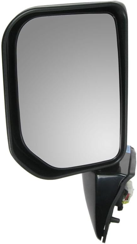 TRQ 2 Piece Driver and Passenger Side Mirror Assembly Set Electric Adjustment Non-Heated No Memory Black Compatible with 2007