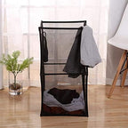 Pop Up Laundry Baskets - Mesh Collapsible Laundry Hampers Storage with Handle - Foldable for Washing Storage, Great for The K