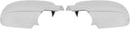 Rearview Mirror Fully Caps Covers Compatible with 2007-2014 Chevy Silverado GMC Sierra Avalanche Tahoe Suburban Yukon Escalade ESV Left Right Side View Upper Mirror Cover Caps, Chrome