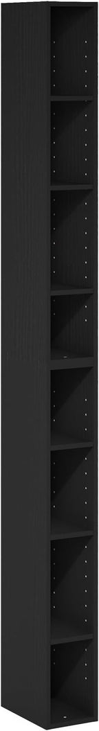 Furinno Fulda Book Shelf, 8-Tier Bookshelf, Bookcase with Space Saving Storage Shelf, 9.2 x 5.9 x 70.9, for Living Room, Bedr