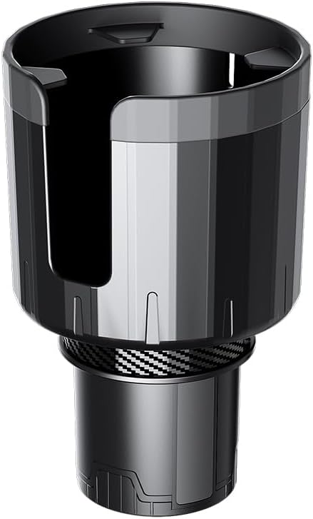 Universal Cup Holder Expander | 65-108mm Adjustable Car Adapter | Non-Slip Base for Bottles, Mugs & Handled Cups | Fit for Truck, RV, SUV, Car, Boat