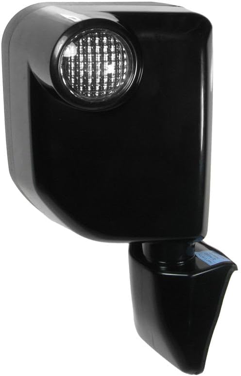TRQ 2 Piece Driver and Passenger Side Mirror Assembly Set Electric Adjustment Non-Heated No Memory Black Compatible with 2007