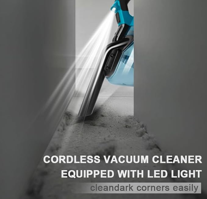 Cordless Vacuum Cleaner for Makita 18V Battery, Handheld Vacuum Cleaner for Home Car Hardwood Floor Carpet, Portable Shop Vac