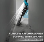 Cordless Vacuum Cleaner for Makita 18V Battery, Handheld Vacuum Cleaner for Home Car Hardwood Floor Carpet, Portable Shop Vac