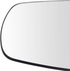 TRQ Driver Side Mirror Glass Flat Backing Plate For Factory Equipped & Aftermarket Mirrors Compatible with 2016-2018 Honda Pi