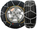 Auto Tightening Snow Tire Chains for Cars, SUVs, and Trucks - Quick Fit 1-Minute Easy Install, Reusable Emergency Traction Ch