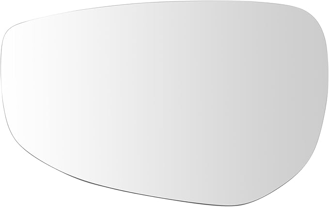 TRQ Driver Side Mirror Glass Non Heated For Factory Equipped Mirrors Only Compatible with 2020-2022 Mazda CX-30