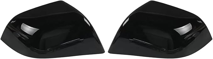 Side Mirror Cover for Tesla Car Exterior Accessories ABS Plastic Outside Cap (Pack of 2)(Model X 2017-2020 Gloss Black)