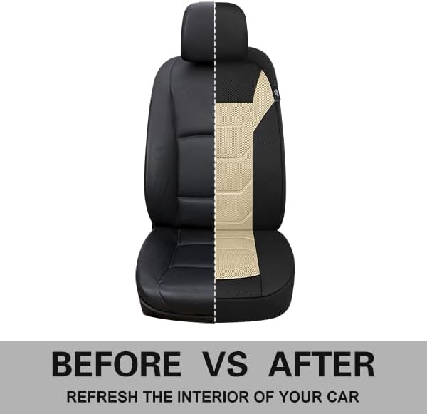 3D Air Mesh Car Seat Cover Front Sets Washable and Breathable Premium Cloth Automotive Vehicle Seat Covers for Cars Interior,