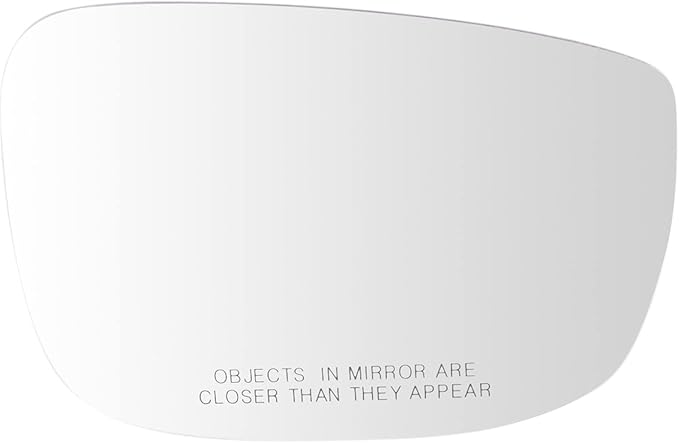 TRQ Passenger Side Heated Mirror Glass Convex Snap On Compatible with 2017-2020 Mazda CX-5 2016-2020 Mazda CX-9 MA1325106