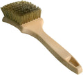 Nanoskin 8.5 Inch Brass Wire Tire Brush for Auto Detailing, Sidewall & Whitewall Cleaning, Automotive Care, and Precision Fur