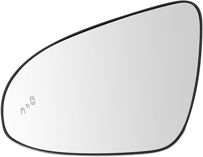 Replacement Blind Spot Detection Heated Mirror Glass LH RH Kit Pair for Toyota Camry