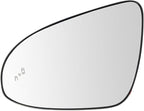 Replacement Blind Spot Detection Heated Mirror Glass LH RH Kit Pair for Toyota Camry