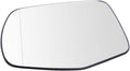 TRQ Driver Side Heated Aspherical Mirror Glass with Backing Plate Compatible with 2016-2018 Honda Pilot, 2017-2019 Honda Ridg