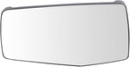TRQ Left Mirror Glass Snap On without Spotter Glass Compatible with 2019-2023 Chevrolet Silverado 1500 2022 Silverado 1500 LT
