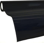 VViViD Transparent Colorful Vinyl Window Tinting Sheets (1.49ft x 5ft, Dark Black Tint)