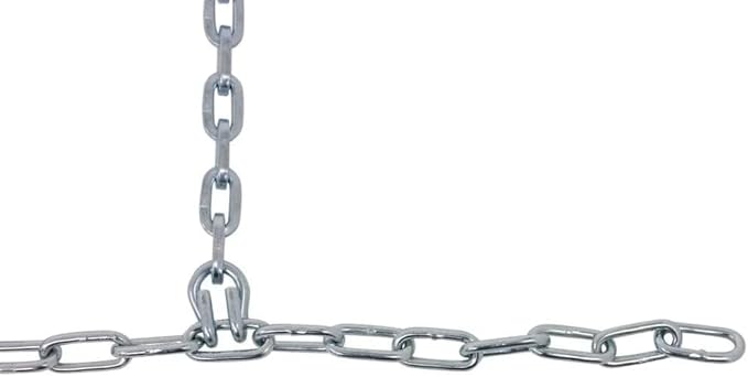 Mytee Products CAM Square Link Dual Snow Tire Chain Compatible w/ 24.5" Rim Diameter & 11" Wide Car Pickup Low-duty Trucks SU