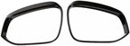 ERIDANUS Auto Accessories Fit for RAV4 2024 2023 2022 2021 2020 2019 Side Rearview Mirror Rain Eyebrow Cover Trim (Glossy Black) ABS 2 PCS