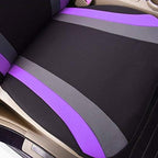 CAR PASS Line Rider Sporty Cloth Universal Fit Car Seat Cover -100% Breathable with 5mm Composite Sponge Inside,Airbag Compat