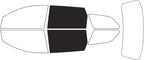 Rvinyl Window Tint Kit Compatible with Dodge Journey 2009-2020 - Back Precut Kit - 20%