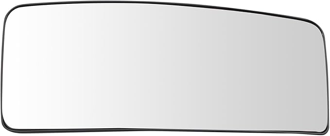 TRQ Passenger Side Lower Mirror Glass Non Heated Convex For Factory Equipped Mirrors Only Compatible with 2007-2012 Ford F-15