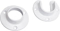 Closet Pro HD CD-0010-WT Heavy Duty Closet Pole Sockets, White