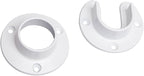 Closet Pro HD CD-0010-WT Heavy Duty Closet Pole Sockets, White
