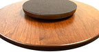 Wooden Lazy Susan Turntable Solid Wood Organizer 360 Rotating Swivel (14', Cherry Wood, Washington Cherry Stain)
