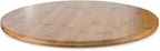Bamboo Lazy Susan Spinning Turntable for Kitchen Storage and Table (21 inch)