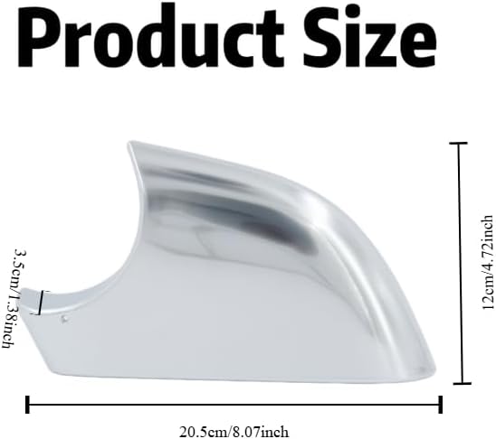 fit For Tesla Model 3 Front Wing Mirror Cover Holder Lower Tray 2017-2025，chrome matte left driver Side Mirror Bottom Cover Replacement for Tesla Model 3 Wing Repair(left）