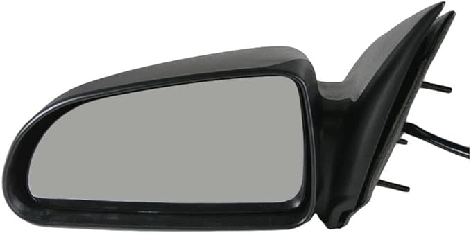 TRQ 2 Piece Driver and Passenger Side Mirror Assembly Set Electric Adjustment Non-Heated No Memory Black Compatible with 2005