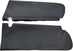 Car Sun Visor Cover Pair Fit for Chevy Tahoe Suburban Yukon 1995-1999, Microfiber Leather, Black