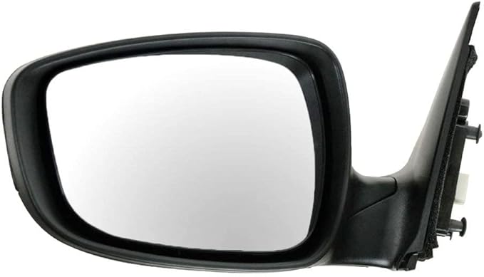 TRQ 2 Piece Driver and Passenger Side Mirror Assembly Set Electric Adjustment Heated No Memory Black Compatible with 2011-201