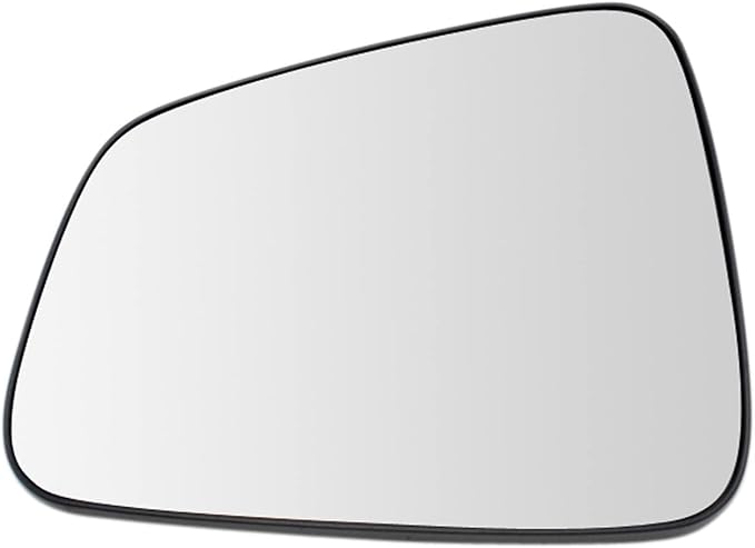 TRQ Driver Side Mirror Glass Heated with Backing Plate For Factory Equipped & Aftermarket Mirrors Compatible with 2017-21 Bui