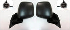 TRQ 2 Piece Driver and Passenger Side Mirror Assembly Set Electric Adjustment Heated No Memory Textured Compatible with 2015-