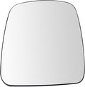 TRQ Driver Side Manual Mirror Glass Compatible with 2003-2007 Chevrolet Express 1500 2500 3500 GMC Savana 1500 2500 3500