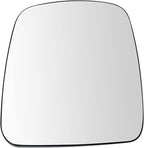 TRQ Driver Side Manual Mirror Glass Compatible with 2003-2007 Chevrolet Express 1500 2500 3500 GMC Savana 1500 2500 3500