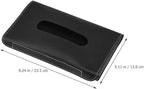 Cabilock Car Visor Tissue Holder Pu Napkin Case for Easy Access Stylish Sun Visor Organizer Quick Installation and Dirt-Resistant Design for Vehicle Accessories