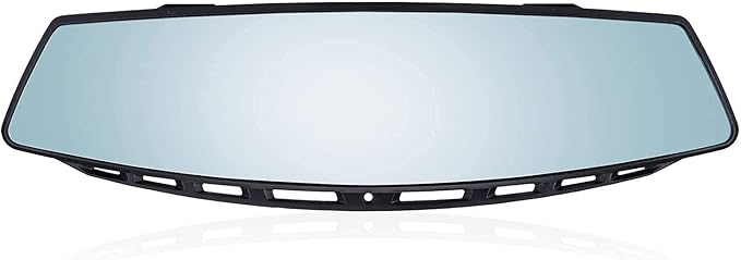 Verivue Universal Panoramic 12-Inch Rear View Mirror, Anti-Glare Wide Angle Car Mirror, Rearview Mirrors Accessory for Baby Rear-Facing, Tint flat Mirrors for Cars and SUVs.