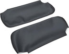Black Car Sun Visor Cover PU Leather, Left and Right Side Sun Visor Skin Pair Fits for Chevy Camaro Firebird 1993-2002 (Skin Only)