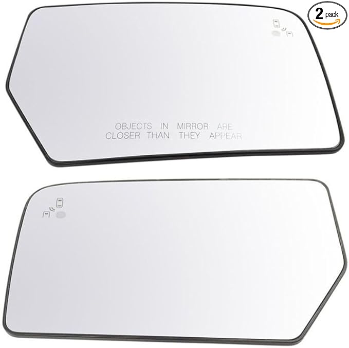 Mirror Glass Heated Blind Spot Detect Left Kit Backing Plate 2pcs for Ford for Lincoln for Navigator 2015-2017 MIR03283 MIR03