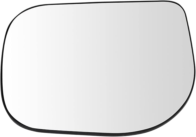 TRQ Driver Side Mirror Glass with Backing Plate For Factory Equipped Mirrors Only Compatible with 2008-2010 Nissan Titan XE 2