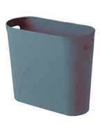Bathroom Small Trash Can, 3 Gallon Slim Plastic, Blue