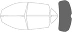 Rvinyl Window Tint Kit Compatible with Acura RDX 2019-2025 - Rear Windshield Precut Kit - 35%